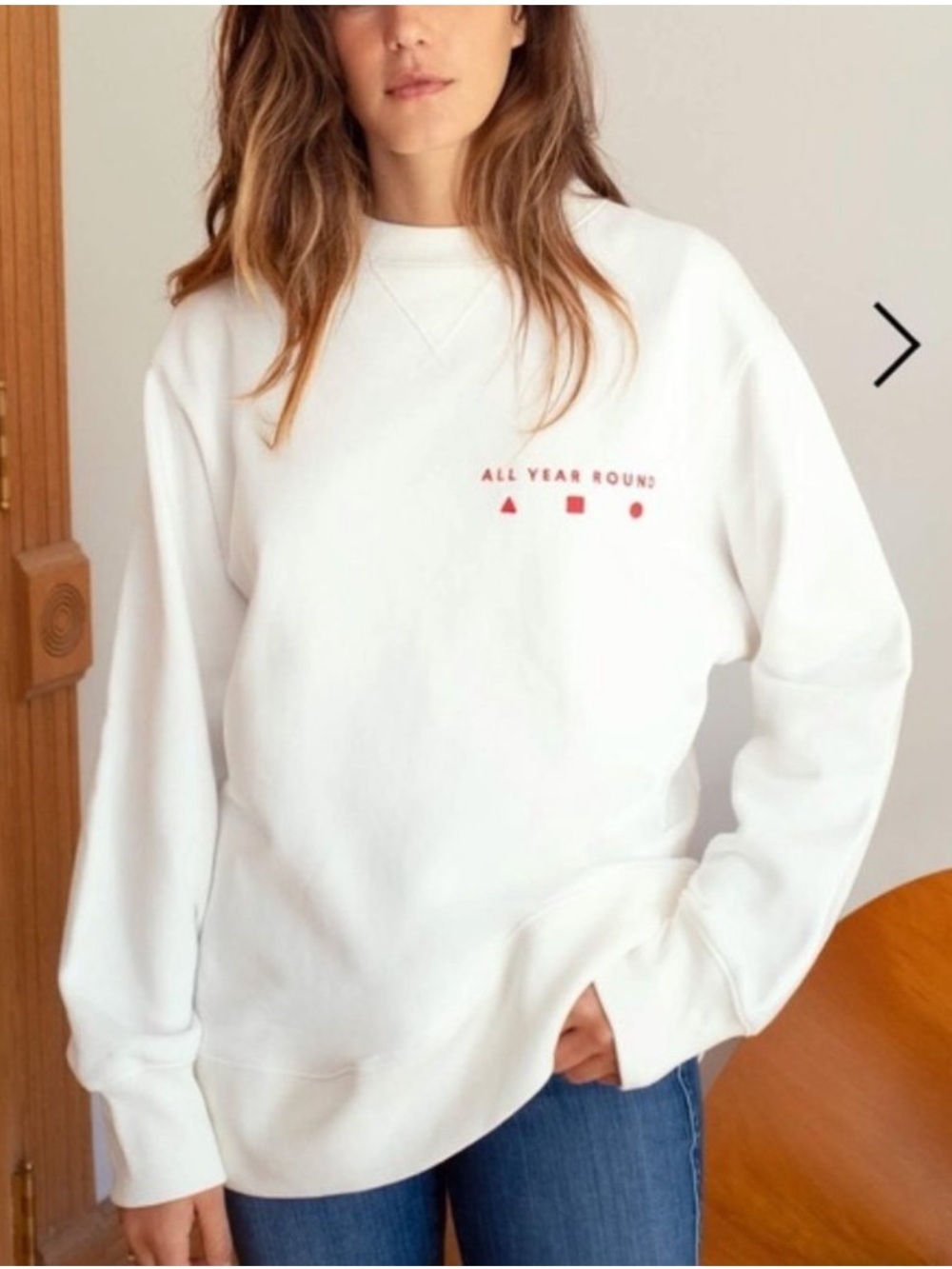 AYR All Year Round Crewneck Pullover Sweatshirt Size Small